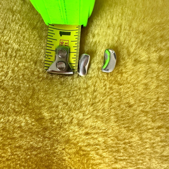 MIGNON FAGET, Vintage Sterling Silver Bean Earrings - Picture 10 of 15